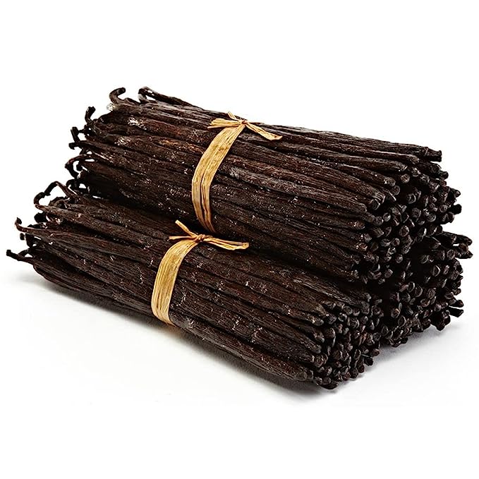2Tre Organics Grade A Sri Lankan Vanilla Beans – USDA Organic, Non-GMO | Vanilla planifolia | 25 Beans