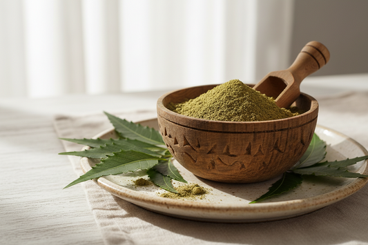 2Tre Organics Organic Neem Leaf Powder – USDA Certified, Non-GMO | Azadirachta indica | 7oz Canister